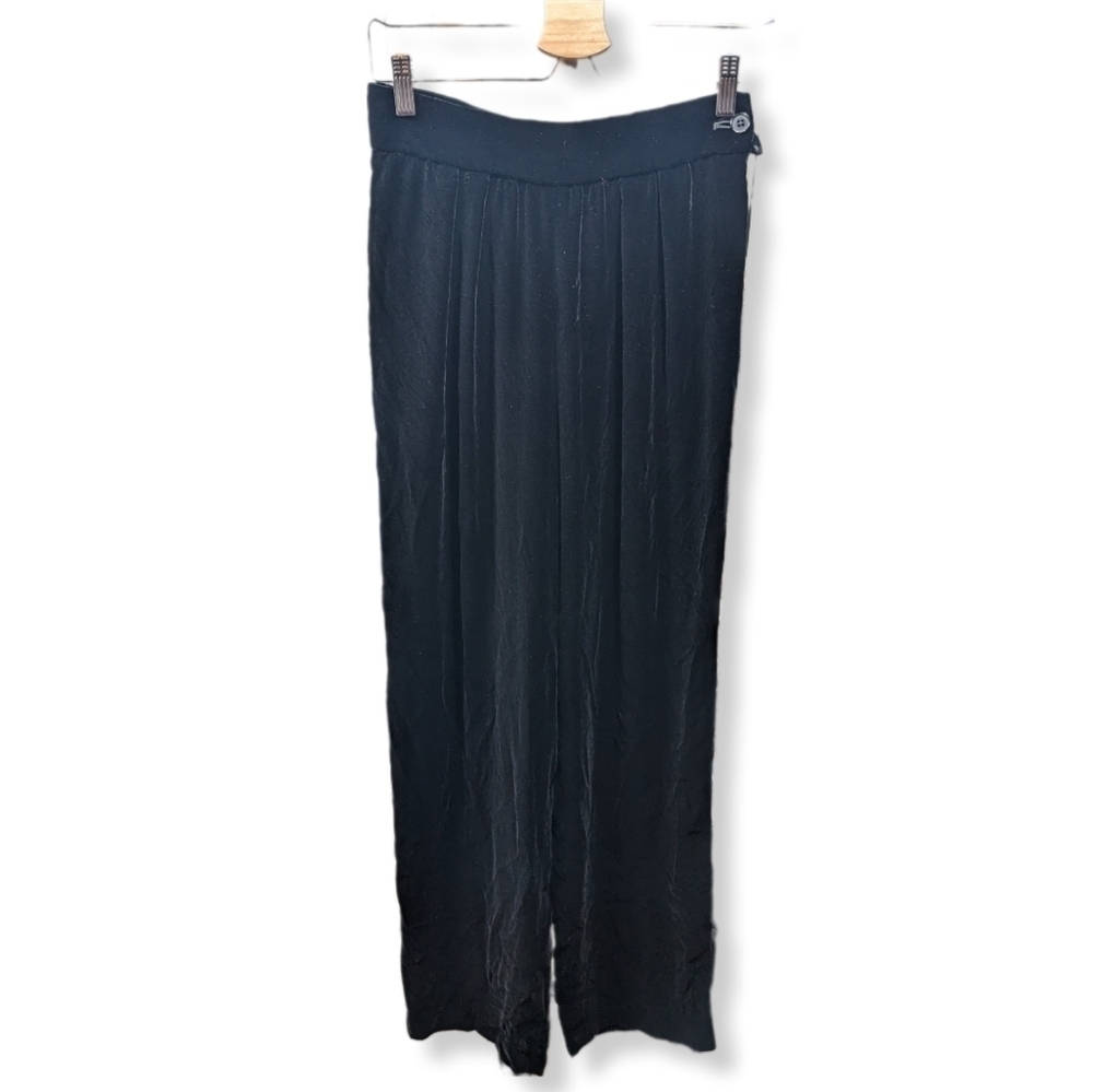 Portara NWT Silk Blend Velvet Wide Leg Pants Sz 6